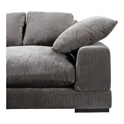 Contemporary reversible sectional in charcoal additional photo 3 of 6
