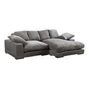 Contemporary reversible sectional in charcoal additional photo 4 of 6
