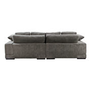Contemporary reversible sectional in charcoal by Moe's Home Collection additional picture 6