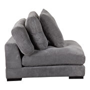 Contemporary slipper chair charcoal by Moe's Home Collection additional picture 8