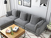Contemporary ottoman charcoal by Moe's Home Collection additional picture 3