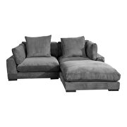 Contemporary lounge modular sectional charcoal additional photo 3 of 5