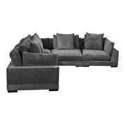 Contemporary classic l modular sectional charcoal additional photo 3 of 3