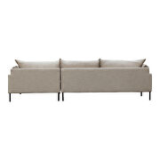 Scandinavian sectional left sandy beige by Moe's Home Collection additional picture 6
