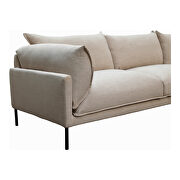 Scandinavian sectional right sandy beige additional photo 4 of 5