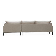 Scandinavian sectional right sandy beige by Moe's Home Collection additional picture 6