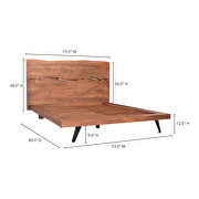 Industrial platform bed queen by Moe's Home Collection additional picture 2