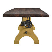 Industrial adjustable dining table by Moe's Home Collection additional picture 6