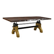 Industrial adjustable dining table by Moe's Home Collection additional picture 7