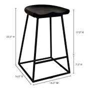 Industrial counter stool-m2 by Moe's Home Collection additional picture 2