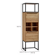 Scandinavian tall bar cabinet by Moe's Home Collection additional picture 2