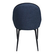 Modern dining chair dark blue-m2 additional photo 5 of 7