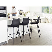 Contemporary counter stool matte black-m2 by Moe's Home Collection additional picture 4