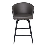 Contemporary swivel counter stool charcoal by Moe's Home Collection additional picture 6
