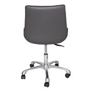 Contemporary swivel office chair gray by Moe's Home Collection additional picture 4