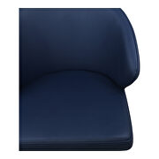 Contemporary swivel office chair blue by Moe's Home Collection additional picture 4