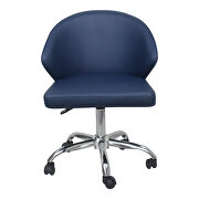 Contemporary swivel office chair blue by Moe's Home Collection additional picture 6