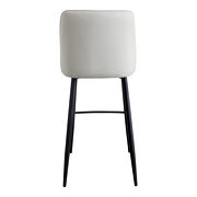 Contemporary barstool ivory by Moe's Home Collection additional picture 3