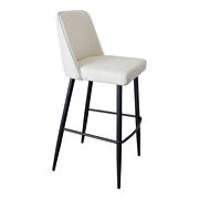 Contemporary barstool ivory by Moe's Home Collection additional picture 4