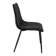 Contemporary dining chair matte black-m2 additional photo 5 of 4