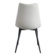 Contemporary dining chair ivory-m2 additional photo 3 of 4