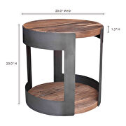 Industrial side table by Moe's Home Collection additional picture 2