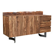 Industrial sideboard smoked by Moe's Home Collection additional picture 8