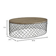 Industrial coffee table by Moe's Home Collection additional picture 4