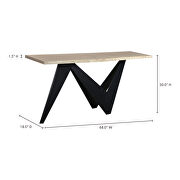 Contemporary console table additional photo 2 of 7
