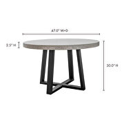 Contemporary dining table white additional photo 2 of 8