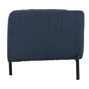 Contemporary dark blue sofa additional photo 5 of 5