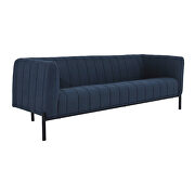 Contemporary dark blue sofa by Moe's Home Collection additional picture 6