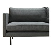 Contemporary sofa anthracite additional photo 3 of 7