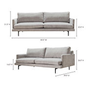 Mid-century modern sofa by Moe's Home Collection additional picture 2