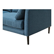 Contemporary sofa dark blue additional photo 5 of 8