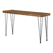 Industrial console table natural by Moe's Home Collection additional picture 4
