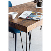 Industrial dining table small natural by Moe's Home Collection additional picture 3