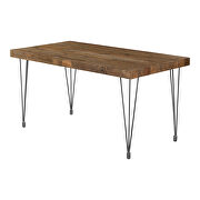 Industrial dining table small natural by Moe's Home Collection additional picture 5