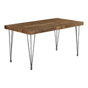Industrial dining table small natural by Moe's Home Collection additional picture 6