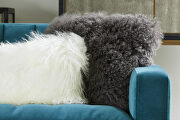 Contemporary fur pillow rect. cream by Moe's Home Collection additional picture 3