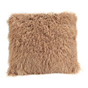Contemporary fur pillow large natural by Moe's Home Collection additional picture 6