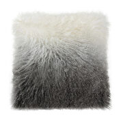 Contemporary fur pillow light gray spectrum by Moe's Home Collection additional picture 3
