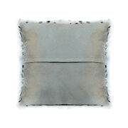 Contemporary goat fur pillow light gray by Moe's Home Collection additional picture 2