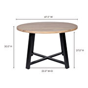 Scandinavian round dining table additional photo 2 of 6