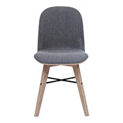 Scandinavian dining chair gray-m2 by Moe's Home Collection additional picture 3