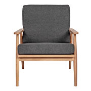 Mid-century modern lounge chair anthracite additional photo 2 of 6