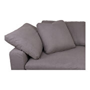 Scandinavian corner chair livesmart fabric light gray by Moe's Home Collection additional picture 7