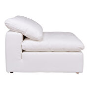 Scandinavian slipper chair livesmart fabric cream by Moe's Home Collection additional picture 4