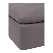 Scandinavian ottoman livesmart fabric light gray by Moe's Home Collection additional picture 5
