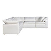 Scandinavian classic l modular sectional livesmart fabric cream by Moe's Home Collection additional picture 3